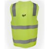 JB's Hi Vis (D+N) Zip Safety Vest Thumbnail