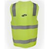 JB's Hi Vis (D+N) Zip Safety Vest Thumbnail