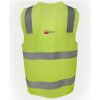 JB's Hi Vis (D+N) Zip Safety Vest Thumbnail