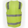 JB's Hi Vis (D+N) Zip Safety Vest Thumbnail