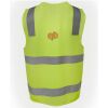 JB's Hi Vis (D+N) Zip Safety Vest Thumbnail