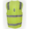 JB's Hi Vis (D+N) Zip Safety Vest Thumbnail