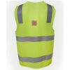 JB's Hi Vis (D+N) Zip Safety Vest Thumbnail