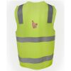 JB's Hi Vis (D+N) Zip Safety Vest Thumbnail