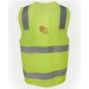 JB's Hi Vis (D+N) Zip Safety Vest Thumbnail