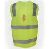 JB's Hi Vis (D+N) Zip Safety Vest Thumbnail
