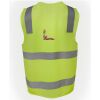 JB's Hi Vis (D+N) Zip Safety Vest Thumbnail