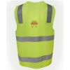 JB's Hi Vis (D+N) Zip Safety Vest Thumbnail