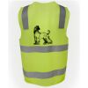 JB's Hi Vis (D+N) Zip Safety Vest Thumbnail