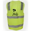 JB's Hi Vis (D+N) Zip Safety Vest Thumbnail