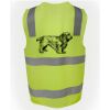 JB's Hi Vis (D+N) Zip Safety Vest Thumbnail