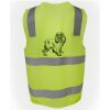 JB's Hi Vis (D+N) Zip Safety Vest Thumbnail