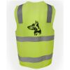 JB's Hi Vis (D+N) Zip Safety Vest Thumbnail