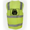 JB's Hi Vis (D+N) Zip Safety Vest Thumbnail