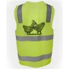 JB's Hi Vis (D+N) Zip Safety Vest Thumbnail