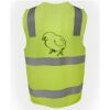 JB's Hi Vis (D+N) Zip Safety Vest Thumbnail