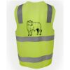 JB's Hi Vis (D+N) Zip Safety Vest Thumbnail