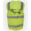 JB's Hi Vis (D+N) Zip Safety Vest Thumbnail
