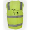 JB's Hi Vis (D+N) Zip Safety Vest Thumbnail