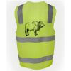 JB's Hi Vis (D+N) Zip Safety Vest Thumbnail