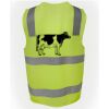 JB's Hi Vis (D+N) Zip Safety Vest Thumbnail