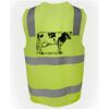 JB's Hi Vis (D+N) Zip Safety Vest Thumbnail