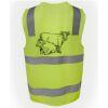 JB's Hi Vis (D+N) Zip Safety Vest Thumbnail