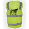 JB's Hi Vis (D+N) Zip Safety Vest Thumbnail