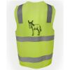 JB's Hi Vis (D+N) Zip Safety Vest Thumbnail