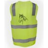 JB's Hi Vis (D+N) Zip Safety Vest Thumbnail