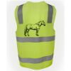 JB's Hi Vis (D+N) Zip Safety Vest Thumbnail