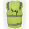JB's Hi Vis (D+N) Zip Safety Vest Thumbnail