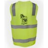 JB's Hi Vis (D+N) Zip Safety Vest Thumbnail