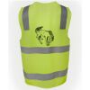JB's Hi Vis (D+N) Zip Safety Vest Thumbnail