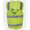 JB's Hi Vis (D+N) Zip Safety Vest Thumbnail