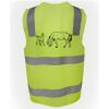 JB's Hi Vis (D+N) Zip Safety Vest Thumbnail