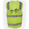 JB's Hi Vis (D+N) Zip Safety Vest Thumbnail