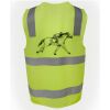 JB's Hi Vis (D+N) Zip Safety Vest Thumbnail