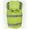 JB's Hi Vis (D+N) Zip Safety Vest Thumbnail