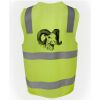 JB's Hi Vis (D+N) Zip Safety Vest Thumbnail