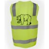 JB's Hi Vis (D+N) Zip Safety Vest Thumbnail