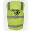 JB's Hi Vis (D+N) Zip Safety Vest Thumbnail