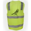 JB's Hi Vis (D+N) Zip Safety Vest Thumbnail