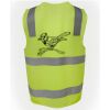 JB's Hi Vis (D+N) Zip Safety Vest Thumbnail