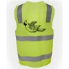 JB's Hi Vis (D+N) Zip Safety Vest Thumbnail