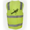 JB's Hi Vis (D+N) Zip Safety Vest Thumbnail