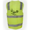 JB's Hi Vis (D+N) Zip Safety Vest Thumbnail