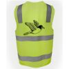 JB's Hi Vis (D+N) Zip Safety Vest Thumbnail