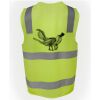 JB's Hi Vis (D+N) Zip Safety Vest Thumbnail