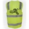 JB's Hi Vis (D+N) Zip Safety Vest Thumbnail